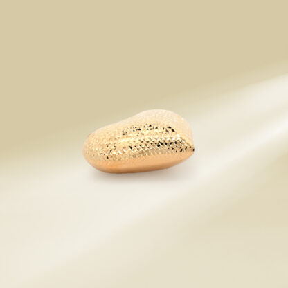 18K Yellow Gold Heart Pendant - Image 3