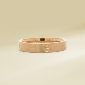 18K Yellow Gold Brand-Inspired Ladies' Ring