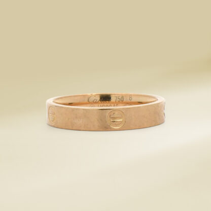 18K Yellow Gold Brand-Inspired Ladies' Ring