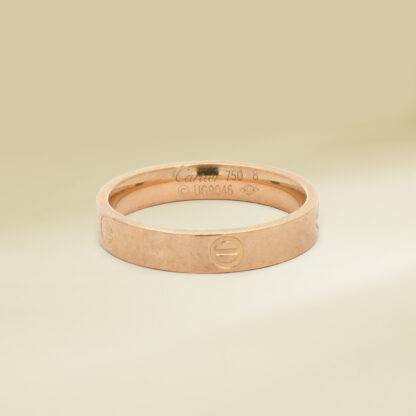 18K Yellow Gold Brand-Inspired Ladies' Ring - Image 2
