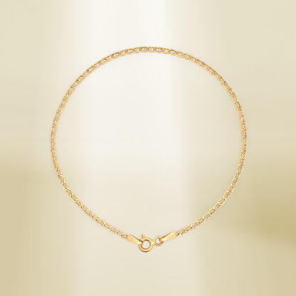 18K Yellow Gold Mariner Chain Bracelet - Image 2
