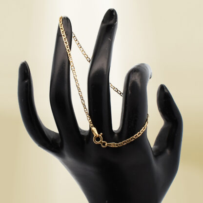 18K Yellow Gold Mariner Chain Bracelet - Image 4