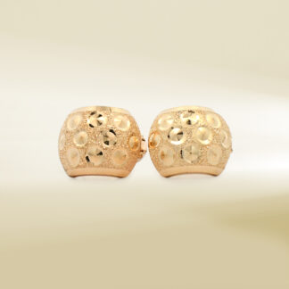 18K Yellow Gold Huggie Earrings
