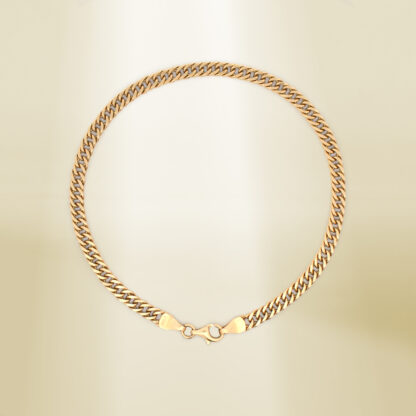 18K Yellow Gold Curb Chain Bracelet - Image 2