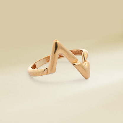 18K Yellow Gold Brand-Inspired Ladies' Ring - Image 2