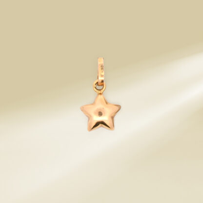 18K Yellow Gold Star Pendant