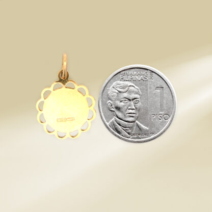 18K Yellow Gold Emblem of Saudi Arabia Pendant - Image 3