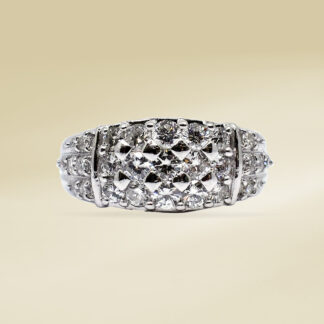 Ladies' Ring Platinum with Round Cut, Pave Diamonds