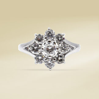 Ladies' Ring Platinum with Round Cut, Rositas Diamonds