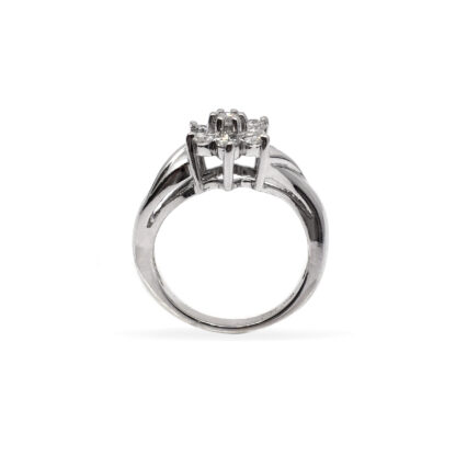 14K White Gold Ladies' Ring with Round Cut, Rositas Diamonds - Image 2