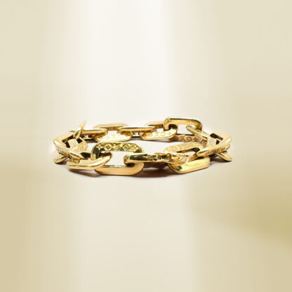 18K Yellow Gold Brand-Inspired Bracelet