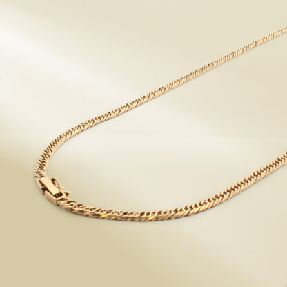 18K Yellow Gold Barbada Chain Necklace - Image 2