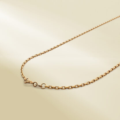 18K Yellow Gold Cable Chain Necklace - Image 2