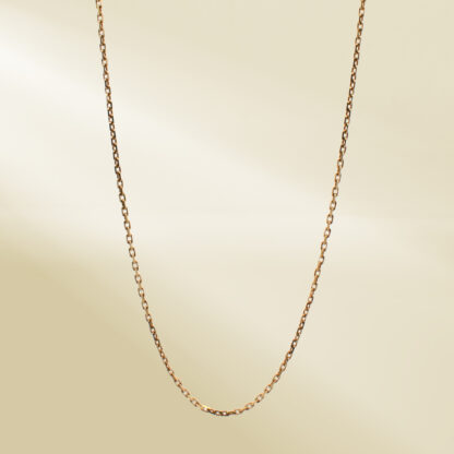 18K Yellow Gold Cable Chain Necklace - Image 4