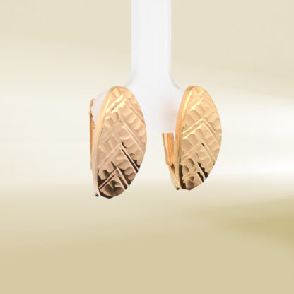 18K Yellow Gold Earrings - Image 4