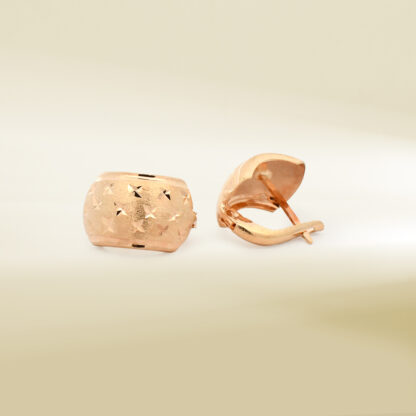 18K Yellow Gold Earrings - Image 3