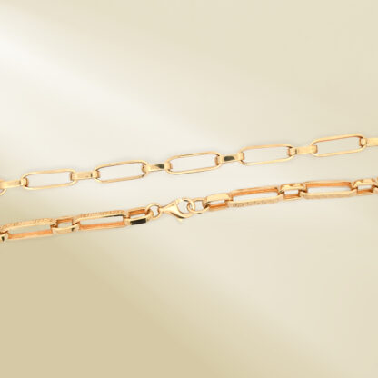 18K Yellow Gold Brand-Inspired Necklace - Image 3