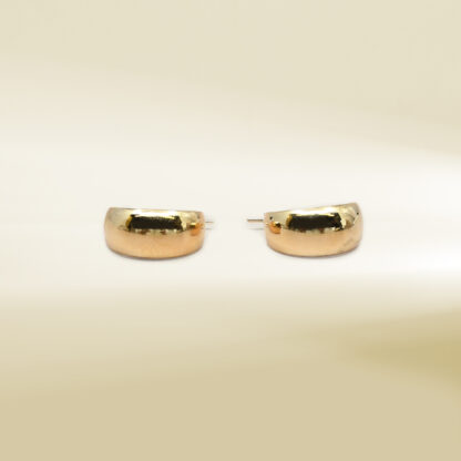 18K Yellow Gold Hoop Earrings