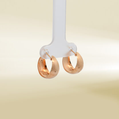 18K Yellow Gold Hoop Earrings - Image 4