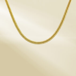 18K Yellow Gold Barbada Chain Necklace