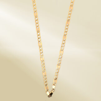 18K Yellow Gold Brand-Inspired Necklace