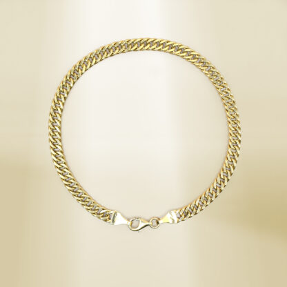 18K Yellow Gold Curb Chain Bracelet - Image 2