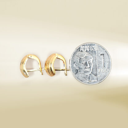 18K Yellow Gold Earrings - Image 2