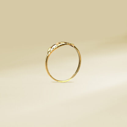 18K Yellow Gold Infinity Design Ladies' Ring - Image 3