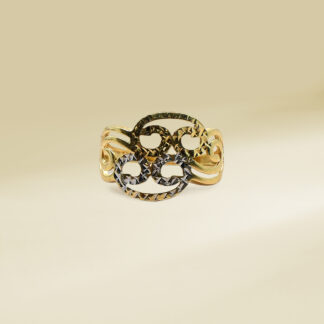 18K Two-Tone Ladies' Ring