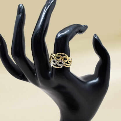 18K Two-Tone Ladies' Ring - Image 4
