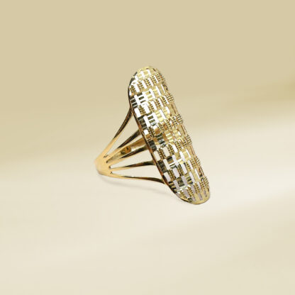 18K Yellow Gold Ladies' Ring - Image 2