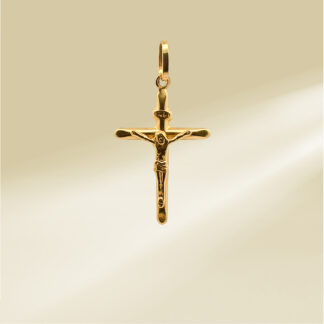 18K Yellow Gold Cross Pendant