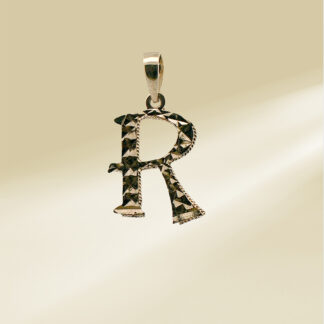 18K Yellow Gold Initial Pendant