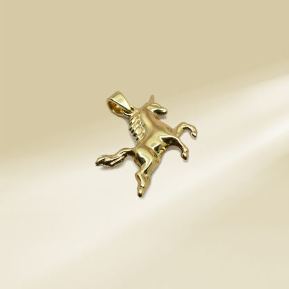 18K Yellow Gold Animal Pendant - Image 3