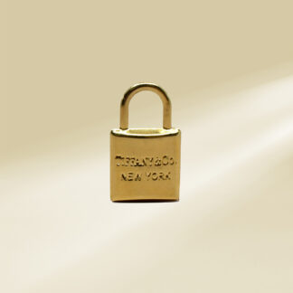 18K Yellow Gold Brand-Inspired Pendant