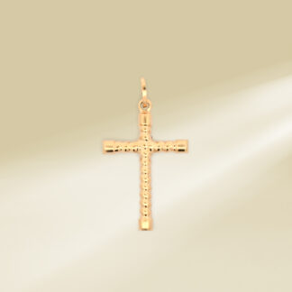 18K Yellow Gold Cross Pendant