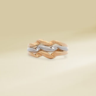 18K Two-Tone Ladies' Ring