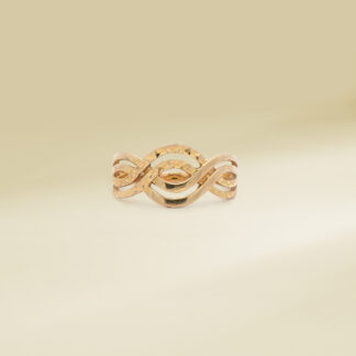18K Yellow Gold Infinity Design Ladies' Ring