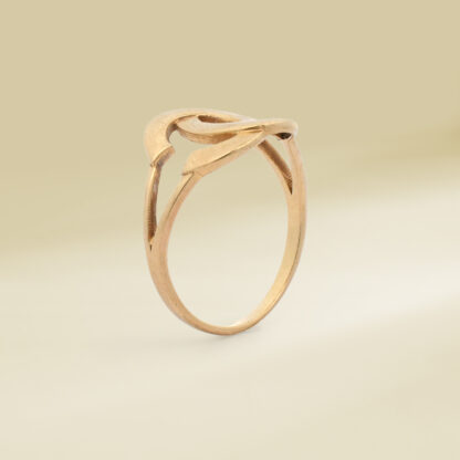 18K Yellow Gold Brand-Inspired Ladies' Ring - Image 3