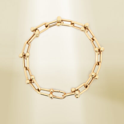 18K Yellow Gold Brand-Inspired Bracelet - Image 2