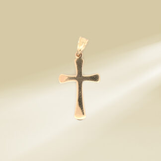 14K Yellow Gold Cross Pendant
