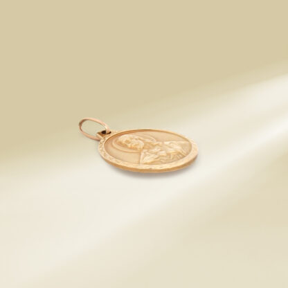 14K Yellow Gold Christ Pendant - Image 2