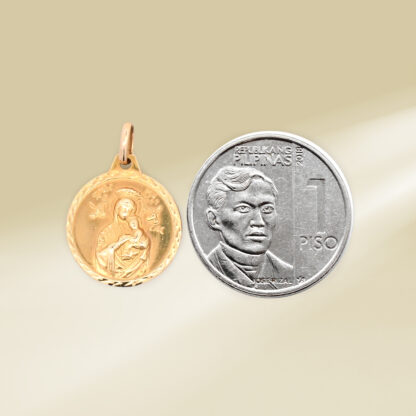 14K Yellow Gold Christ Pendant - Image 3