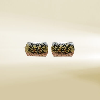 18K Tri-Color  Earrings