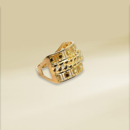 18K Yellow Gold Ladies' Ring - Image 2
