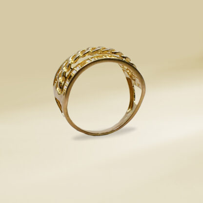 18K Yellow Gold Ladies' Ring - Image 3