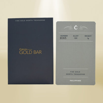 18K 1 Gram, Cebuana Lhuillier Gold Bar - C Logo - Image 3