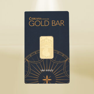 18K 10 Grams, Cebuana Lhuillier Gold Bar in Reyna Juana Design