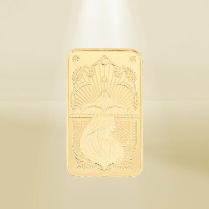 18K 10 Grams, Cebuana Lhuillier Gold Bar in Reyna Juana Design - Image 4