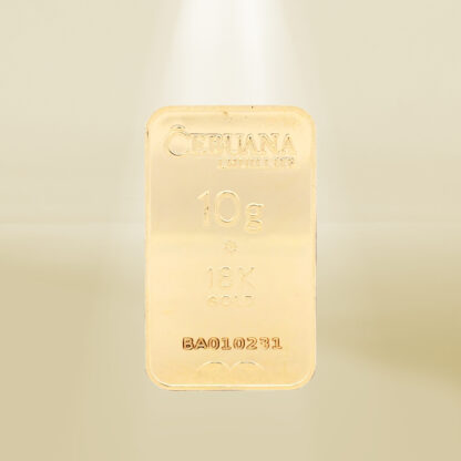 18K 10 Grams, Cebuana Lhuillier Gold Bar in Reyna Juana Design - Image 3
